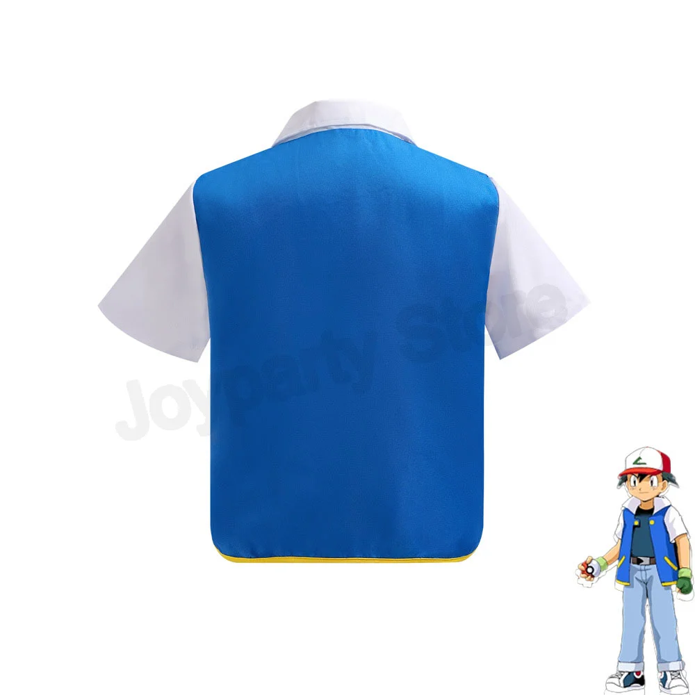 الكبار الرماد كيتشوم زي لجميع القديسين الرجال أنيمي المدرب تأثيري النساء Disfraz حفلة سترة زرقاء قبعة وقفازات مجموعات كاملة #3