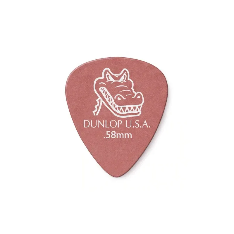 6pcs Dunlop Gator Grip Guitar Pick Plectrum Mediator Vintage Guitar Parts Accessories Guitar Picks 0.58/0.71/0.96/1.14/1.50/2mm view 6