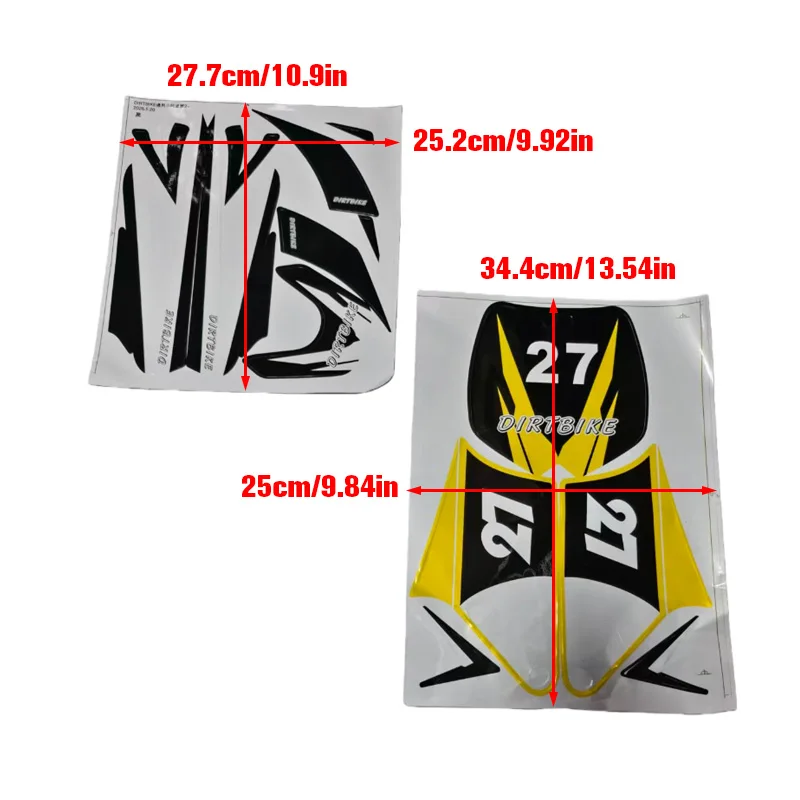 Mini APOLLO Sticker Graphics For Child Motorcycle Apollo.Decals Set Of Plastic Kid Motorbike Parts In 4 Colors