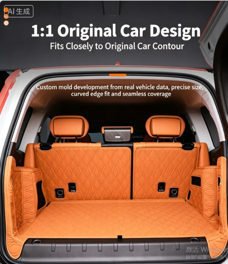 For 2026 GWM Tank 500/Hi4-T/Hi4-Z Trunk pad-full surround protective pad wear-resistant durable anti fouling interior accessorie
