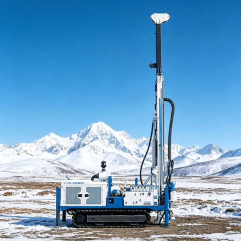 Small Portable Core Drilling Rig Hydraulic Core Exploration Rig Full Hydraulic Crawler Core Drill 120m CE
