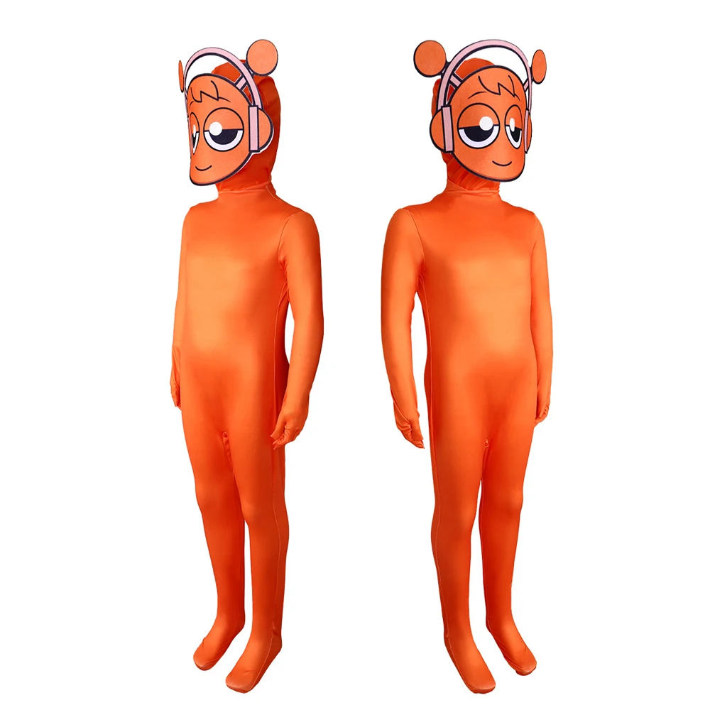 Cute Rhythm Box Sprunki Cosplay Costume Aminal Sprunki Wenda Oren Raddy Bodysuit Jumpsuit Mask Children Adult  Christmas Costume