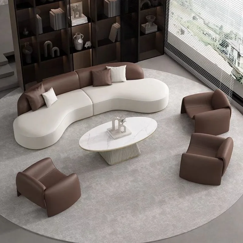 

Floor Designer Sofa Adults Comfortable Lounge Elegant Living Room Sofa Corner Modern Divani Da Soggiorno House Accessories