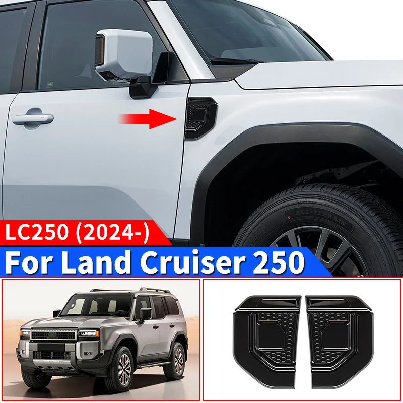 

For Toyota Land Cruiser 250 2024 1958 Prado LC250 First Edition J250 Leaf board Decoration Panels,Exterior Upgraded Accessories