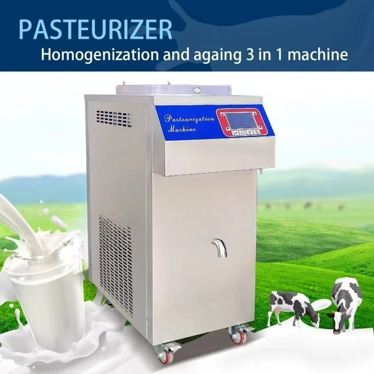 سعر آلة بسترة الزبادي بالجملة 3 في 1 دفعة الآيس كريم