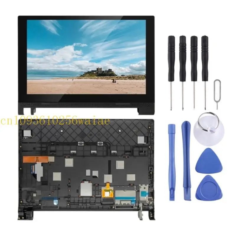 652F إصلاح قطع الغيار شاشة LCD تجميع كامل مع أداة إصلاح LCD Digitizer ل TAB YOGA 3 10.1 شاشة LCD