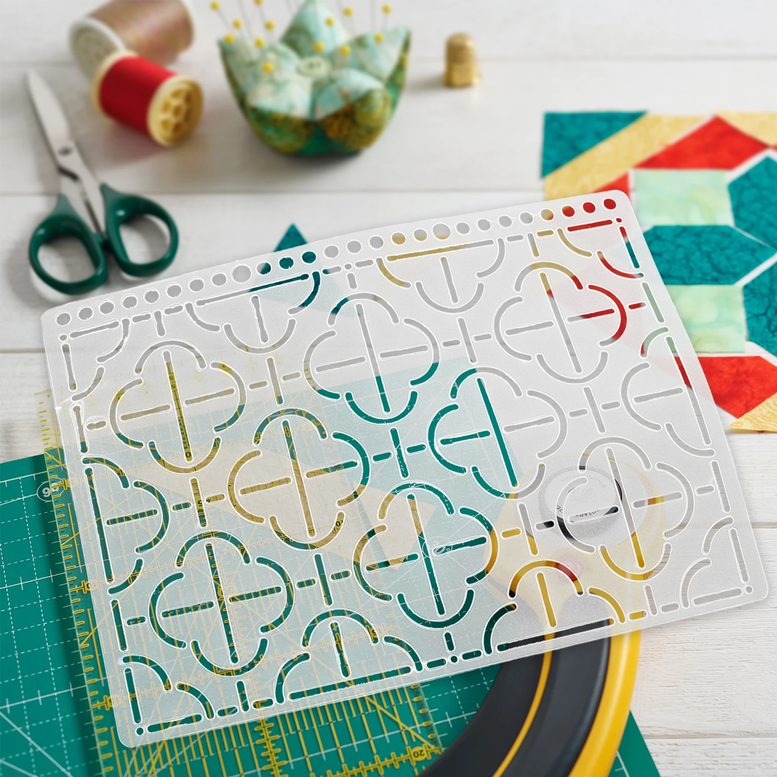 

Quilting Template Patchwork Templates Diy Ruler Machine Sewing Tool Pp Accessories Stencils Craft