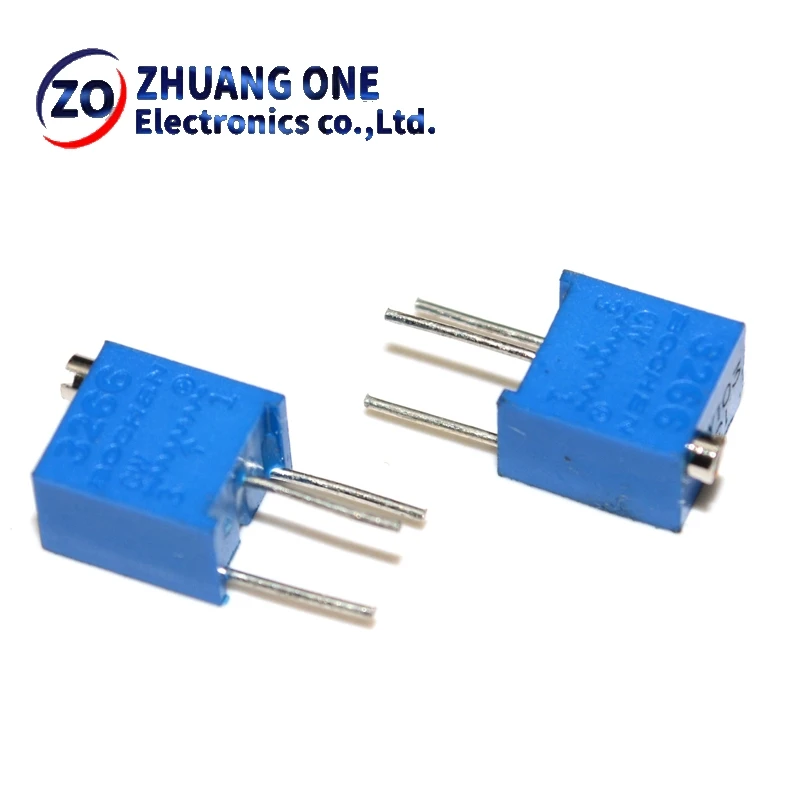 10PCS 3266W ปรับความแม่นยํา Potentiometer 1K 2K 5K 10K 20K 50K 100K 200K 500K 103 1M 101 201 501 100R 200R 500R 100 200 500