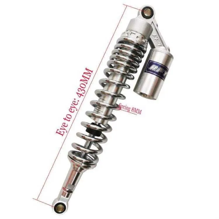 400mm 415mm 420mm For Yamaha YFZ450 Raptor 700 660 Banshee For ATV Motorcycle 8mm Spring Air Shock Absorber