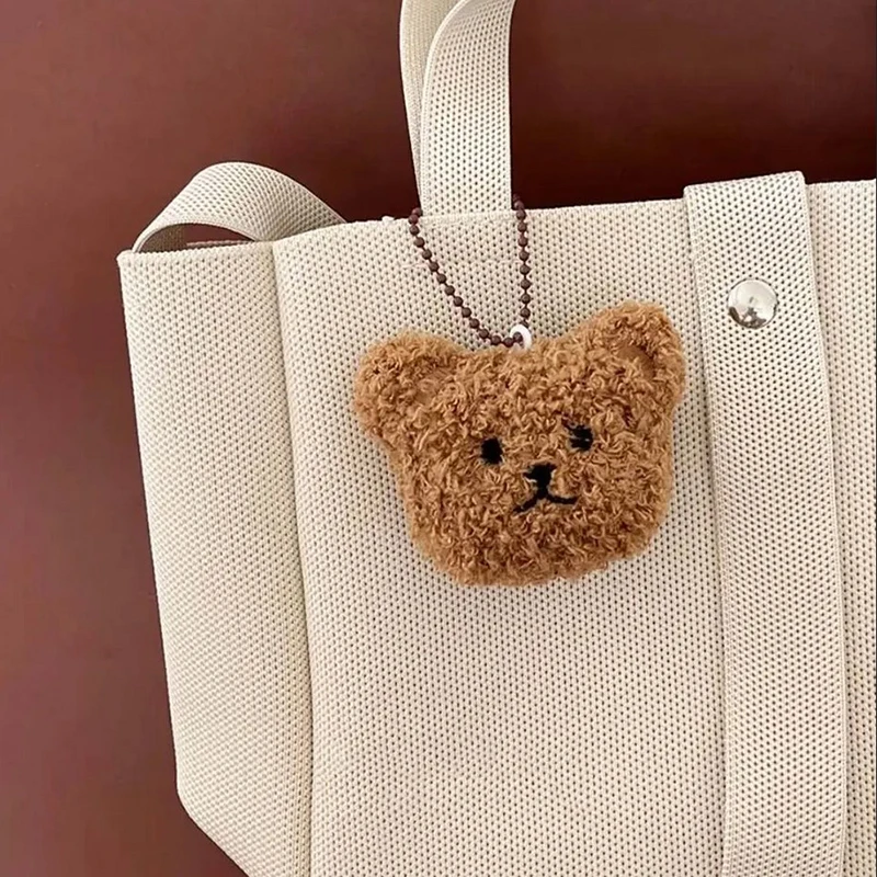 Jolies poupées en peluche d'ours mignon, breloques d'anime, clé de dessin animé, pendentif de sac JOSoft, jouet en peluche, accessoire de confrontation