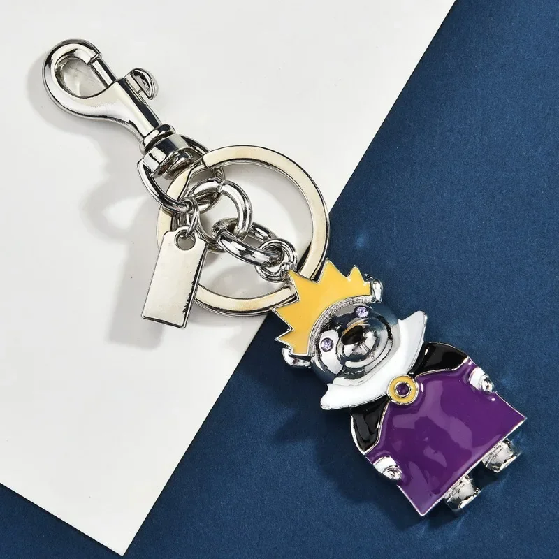 

Brand-new alloy oil drop pendants, car key chains, bags and pendants, cute Christmas bear accessory key chains