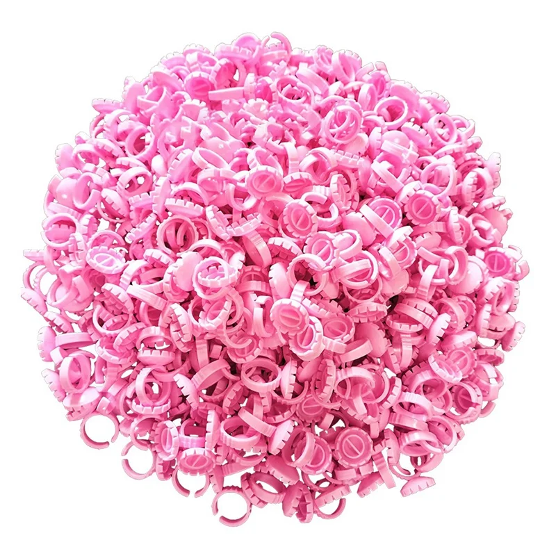 

Glue Rings For Eyelash Extension, Lash Glue Ring Holder Blooming Eyelash Glue Holder 400Piece