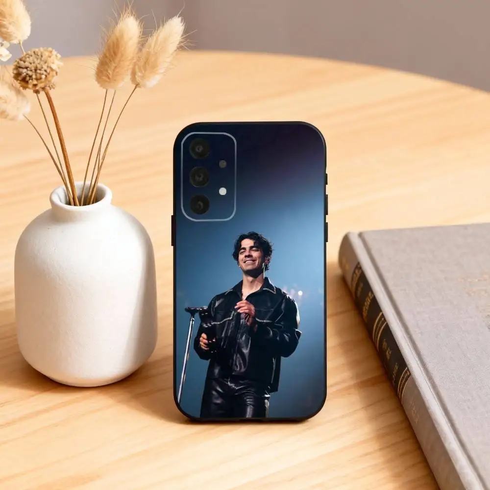 حافظة هاتف Singer J-Joe J-Jonas لهاتف سامسونج S25,24,23,22,30,21,10,9,Ultra,Plus,Lite,FE,4,5G حافظة سوداء ناعمة #3