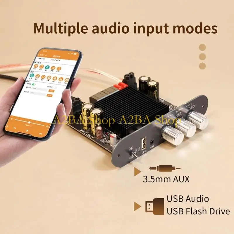 A2BA T4001P Digital Auditory Amplifier Module With Bluetooth-Compatible 5 0 And Double Side Antennae For Strong