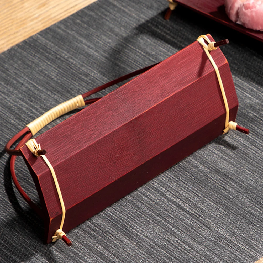 

Sturdy Bamboo Snack Household Multi-Function Fruit Plate Decorative Dessert Plate Wear-Resistant Tabletop Adornment