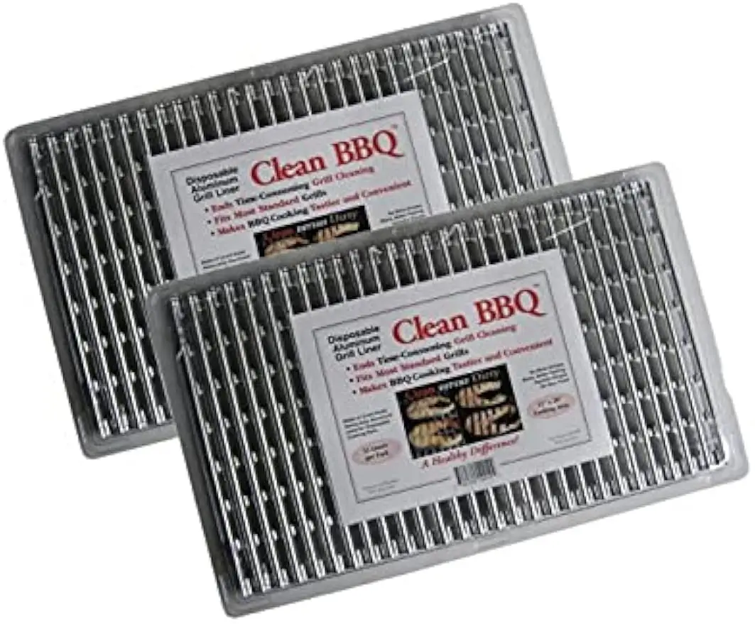 

24 упаковки одноразовых алюминиевых вкладышей для гриля, антипригарные и безопасные для в духовке для легкого приготовления пищи