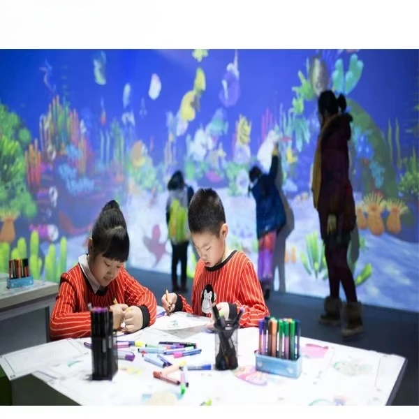 The Most Popular Interactive Wall Projection Virtual Drawing Games Equipment Theme Park for Sale