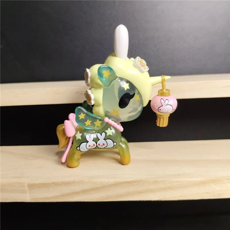 7cm cartoon circus wheel tokidoki unicorn action figure doll PVC kids collection clown model toy