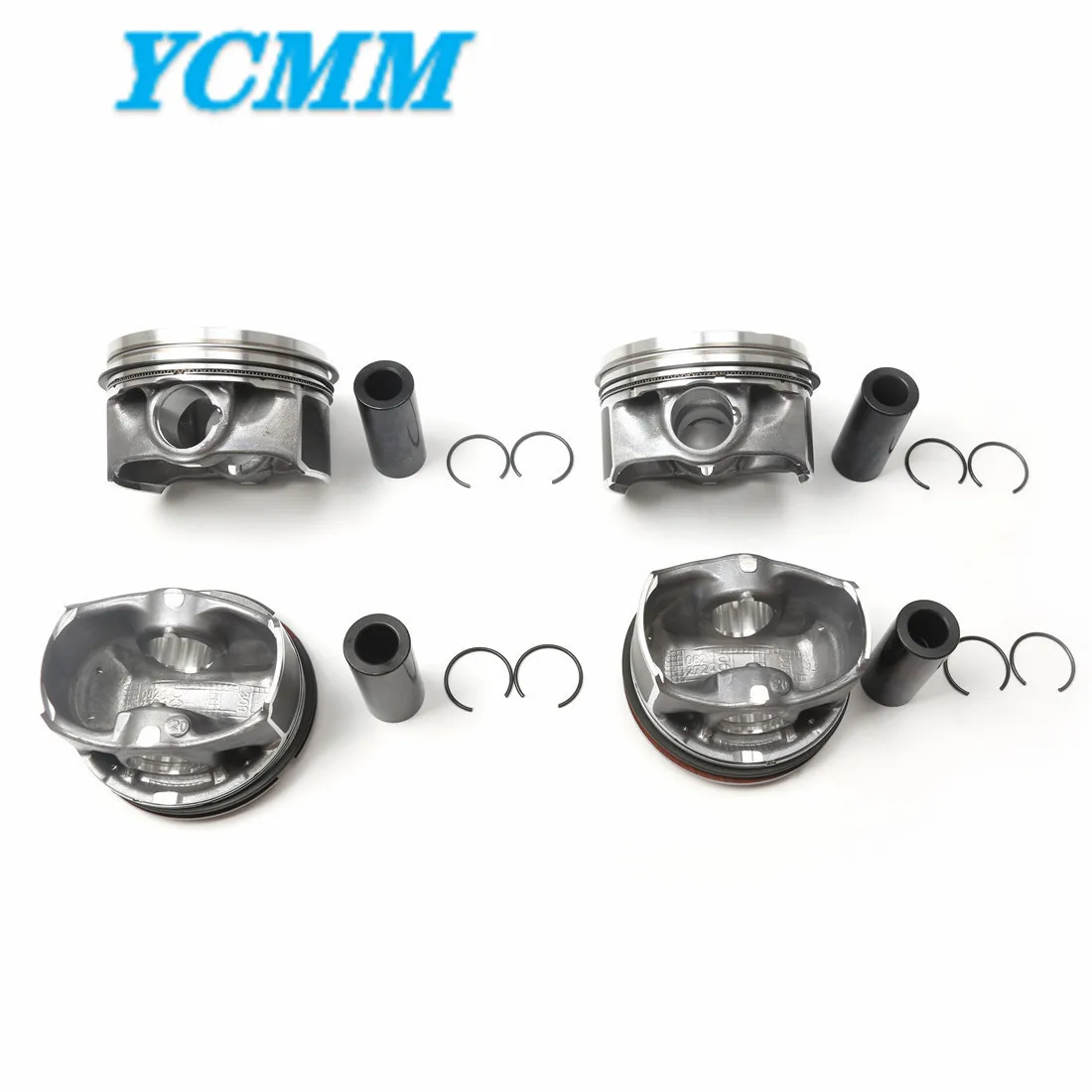 

06K107065C 4x Engine Pistons&Rings Set 82.51mm 23mm EA888 2.0T For VW Arteon Golf Passat Tiguan Audi A3 S3 Q2 TT Skoda Seat