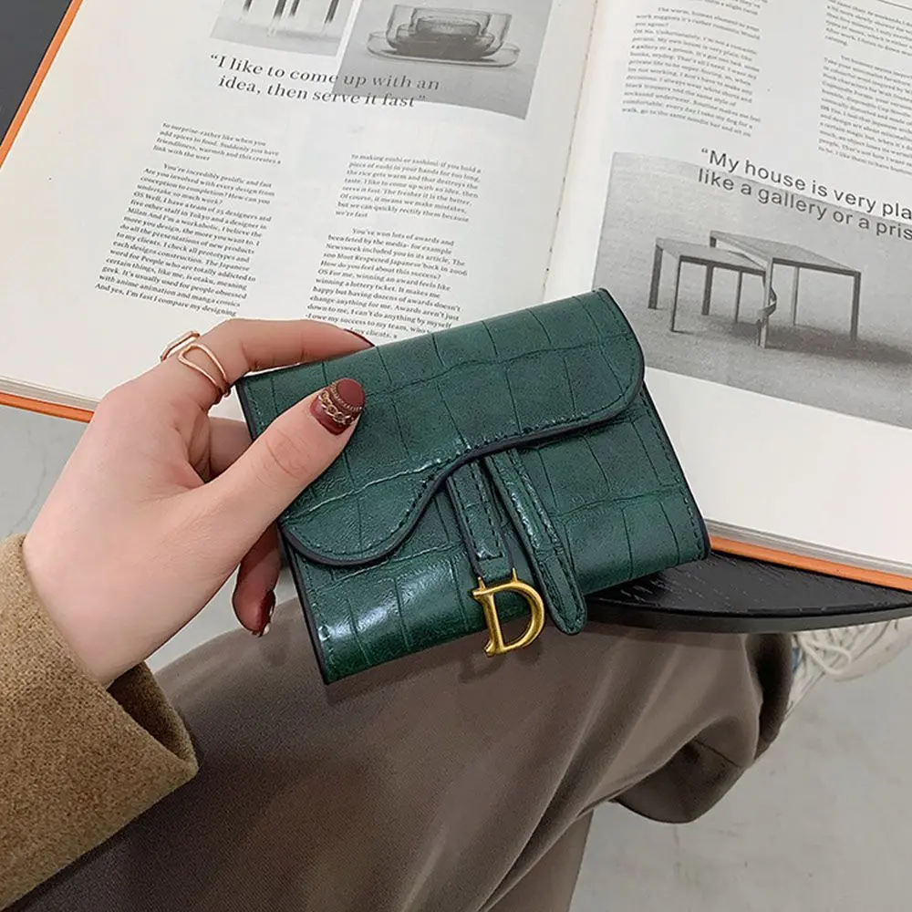 Fashion Luxury Mini Coin Purse Multi-functional PU Leather Wallet Money Bag Short Small Multi-Card Women Clutch Card Holder