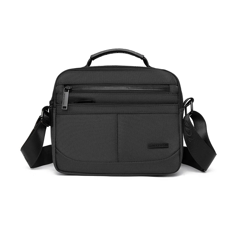 

New Fashion Trend Shoulder Bag Men's Horizontal Nylon Oxford Crossbody Bag Large Capacity Minimalist Casual Commute Handbag