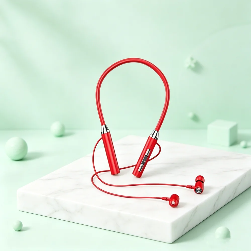 Magnetic Neckband Sports Earphones - Kabellose Kopfhörer Bluetooth Nackenbügel Magnetische Kopfhörer