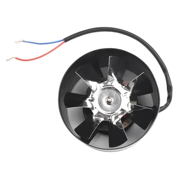 Bonito Extractor de ventilador de escape portátil práctico de alta calidad 100 Mm 140 M3/H hierro en línea fuerte succión 220V ventilador de conducto