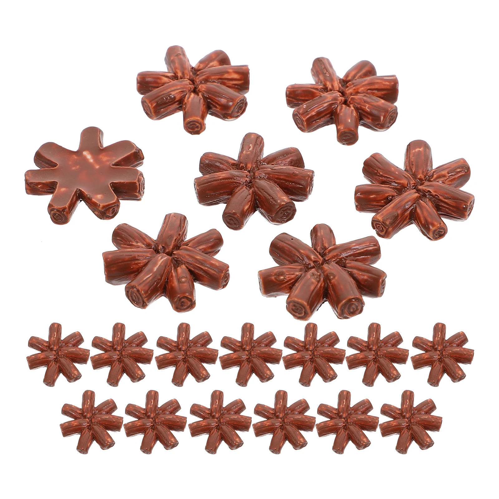 20 stücke Miniatur Haufen Mini Liefert Harz Haus Kamin Dekor Handwerk Szene Layout Prop Für Mini Haus Liefert