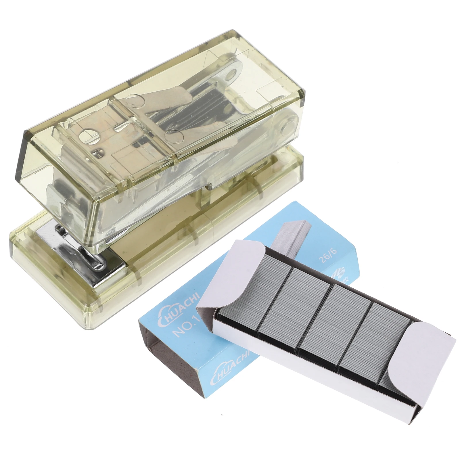 Mini Stapler Desk Staplers Staples Household Cute Desktop Plastic Small Handheld Classroom Student