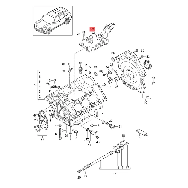 

Unusual Car Oil Separator 95810124700 95810124704 06E103547AC For PORSCHE CAYENNE 2011-2018 3.0Displacement 92A