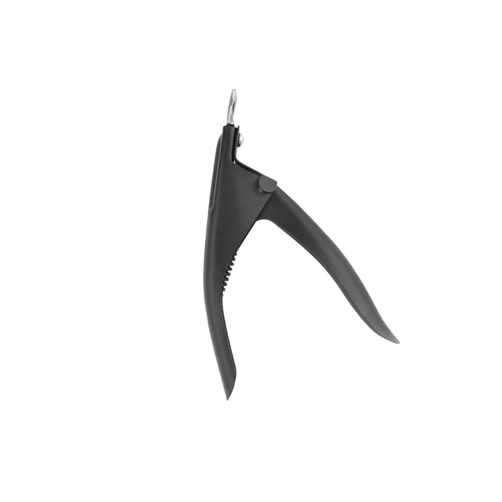 Cortador de unhas falsas design ergonômico aparador de ponta de unha de aço inoxidável adequado para unhas naturais e artificiais ferramenta de manicure