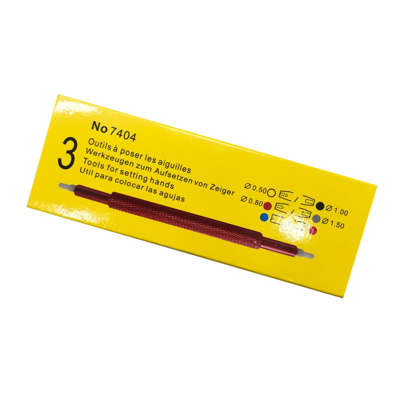 3Pcs/Lot 7404 Watch Hand Setting and  Fitting Presser Pusher Tool Watchmakers Repair Tool