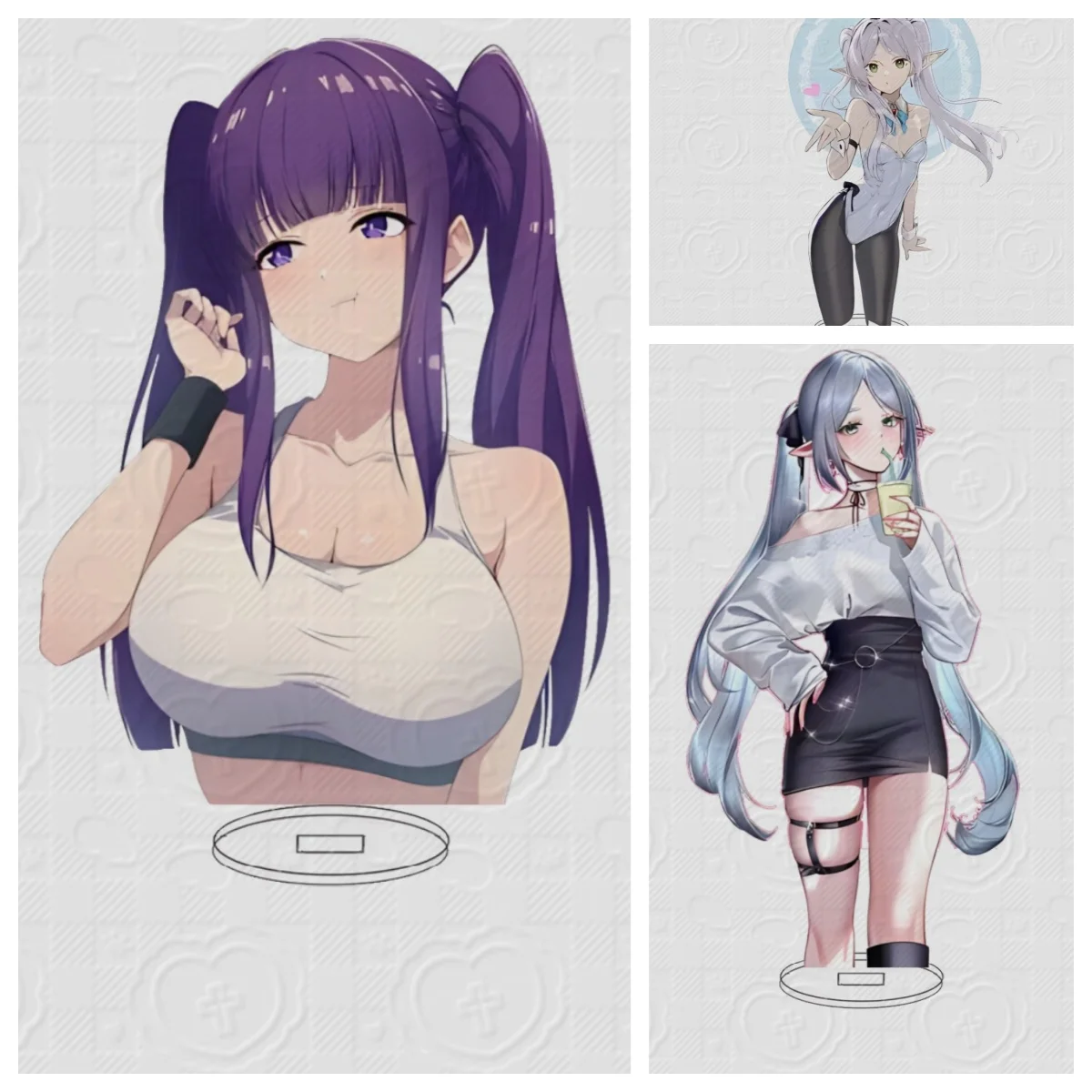 Фото 15 см очаровательный аниме «Конец путешествия» Frieren at the Funeral акриловая подставка модель персонажи косплея орнамент аксессуары товары подарки