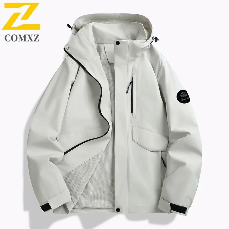 

COMXZ Hot Sale Spring Autumn Outdoor Jacket Unisex Same Casual Sport Windproof Waterproof Couple Jacket Coat Couple