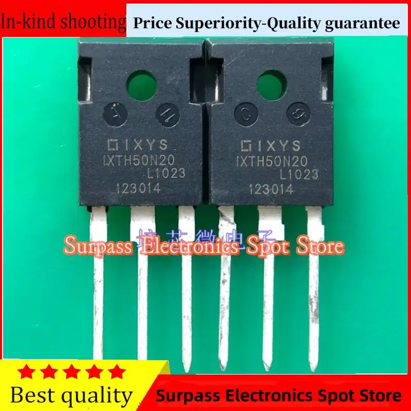 

10PCS-100PCS IXTH50N20=IXFH50N20 TO247 MOS 50A/200V Price Superiority-Quality guarantee