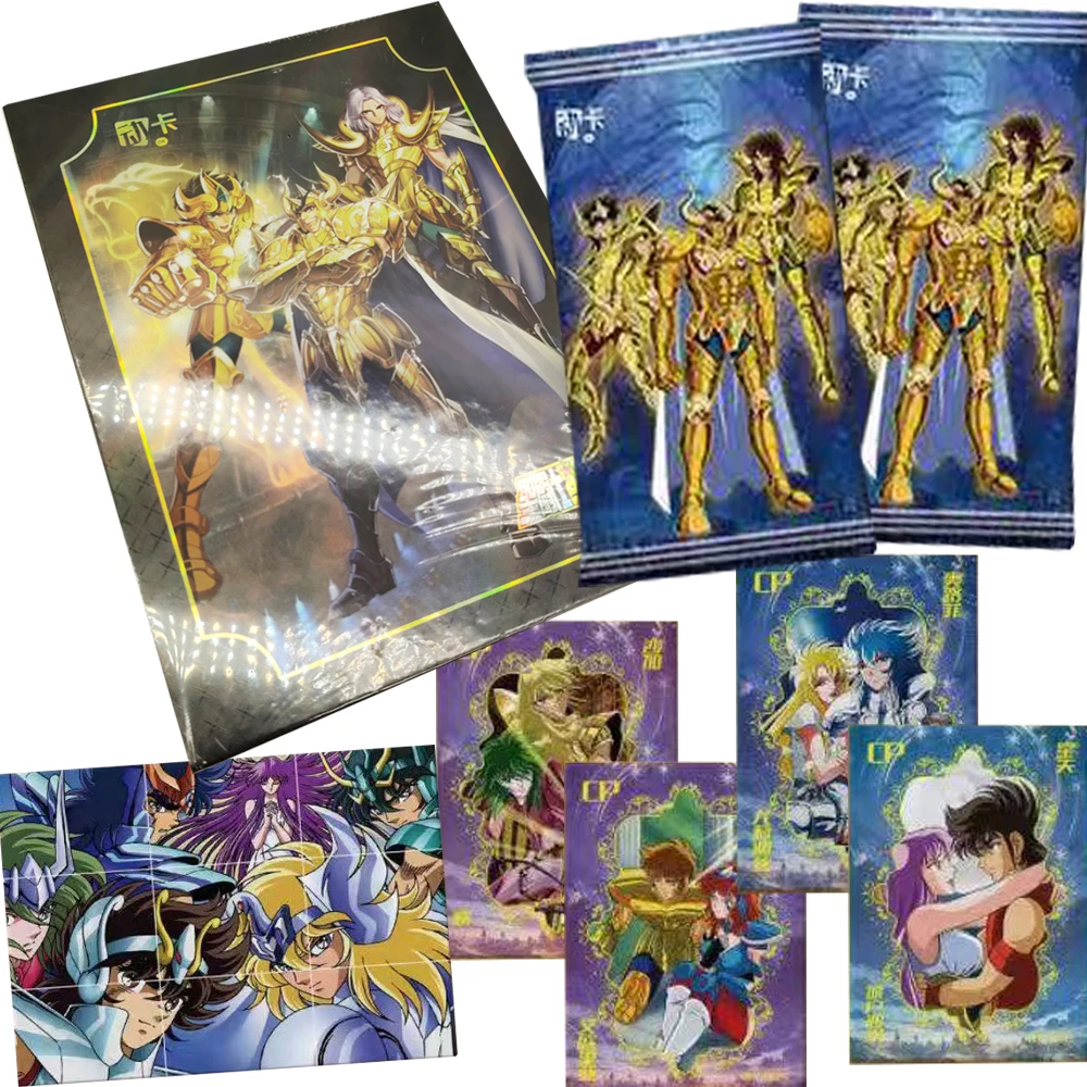 

Japanese Anime Saint Seiya Collection Cards Main Character Saori Kido Shaka Shiryu Fun Cool Picture Puzzle Cards Xmas Toys Gifts