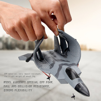 2.4G Glider RC Drone F22 SU35 Fixed Wing Airplane Hand Throwing Foam Dron Electric Remote Control Outdoor RC Plane Toys for Boys