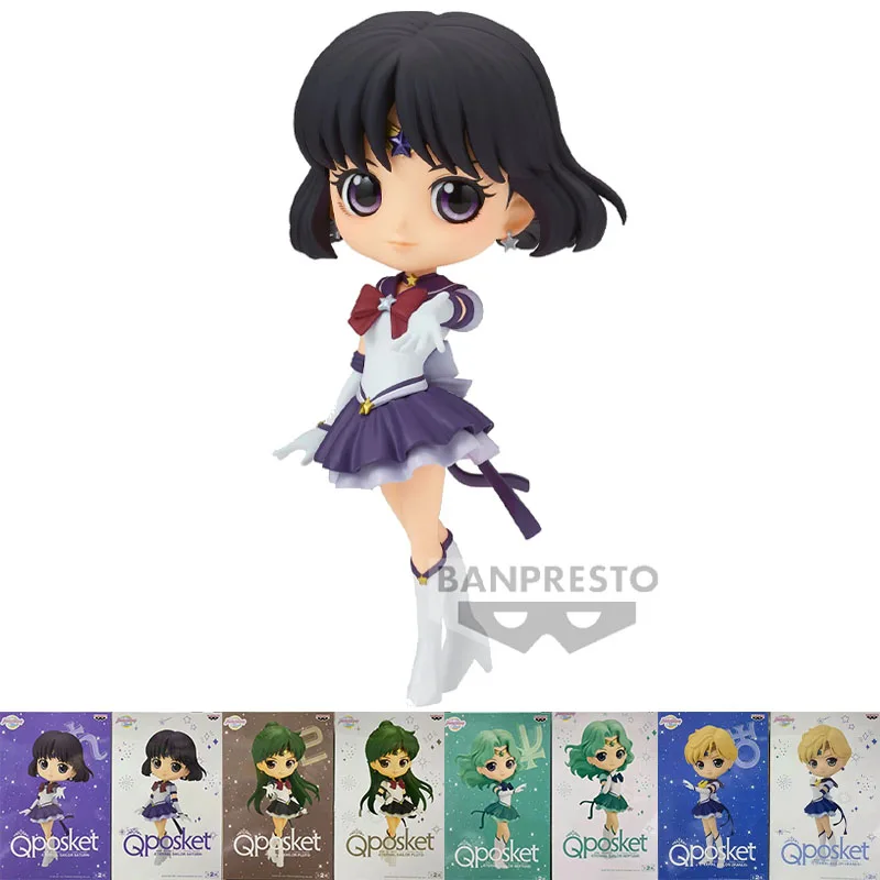 Banpresto Original Q posket-ETERNAL SAILOR SATURN Cosmos Anime Figure SAILOR SATURN Action Figure Toys for Boys Girls Kids Gifts