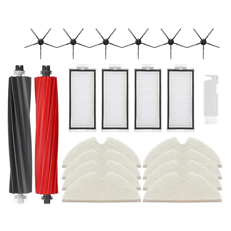 A01V-로보락 Q8 Max, Q8 Max+, Q5 Pro, Q5 Pro+ 로봇 청소기 메인 사이드 브러시 헤파 필터 걸레 패드 예비 부품 액세서리