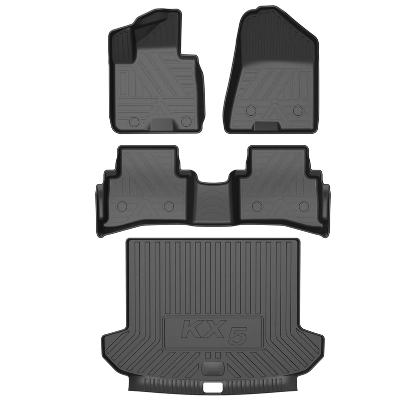 Use for KIA Sportage car carpet  Sportage car floor mats Sportage Full Set Trim to Fit For Sportage waterproof floor mats