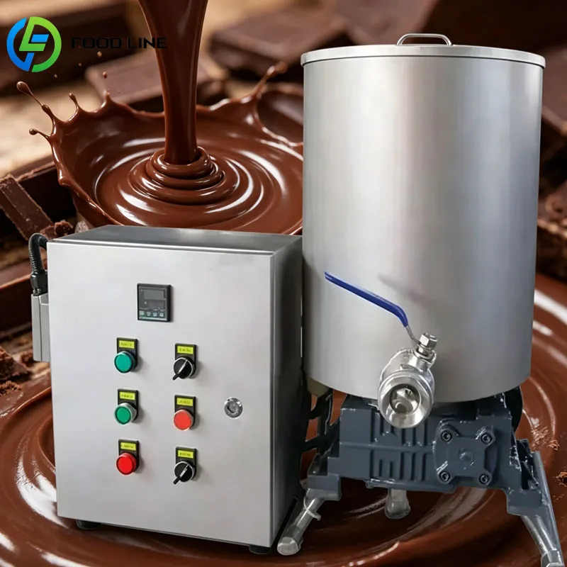Chocolate Grinding Ball Mill Machine Industrial Cocoa Conching Refiner System for Ultra Smooth Chocolate Mass Customized