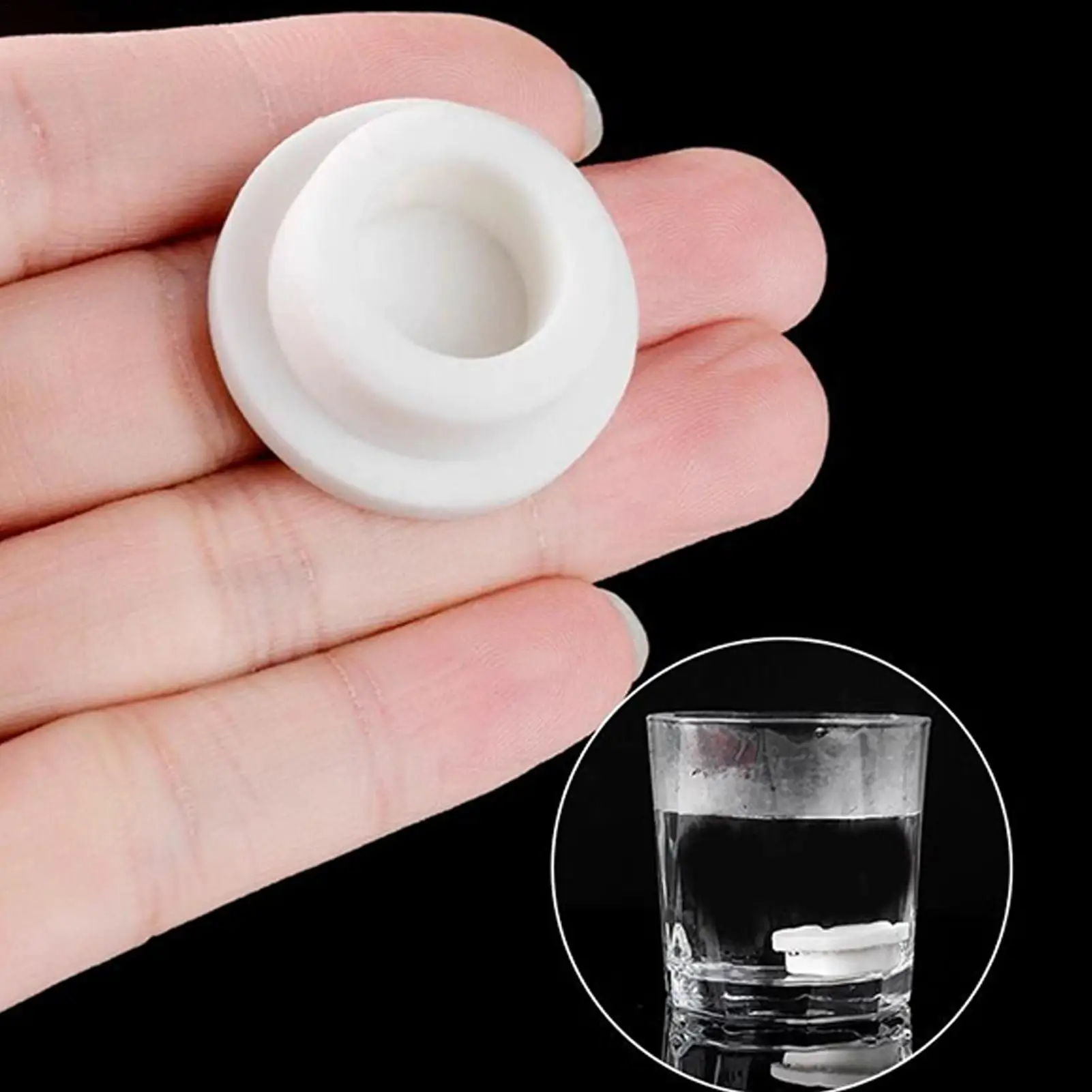 Shower Stopper 5 Pieces Silicone Sink Hole Cap Gasket Plug Sealing Replacement For Home Sink Basin Kitchen Countertop Bar