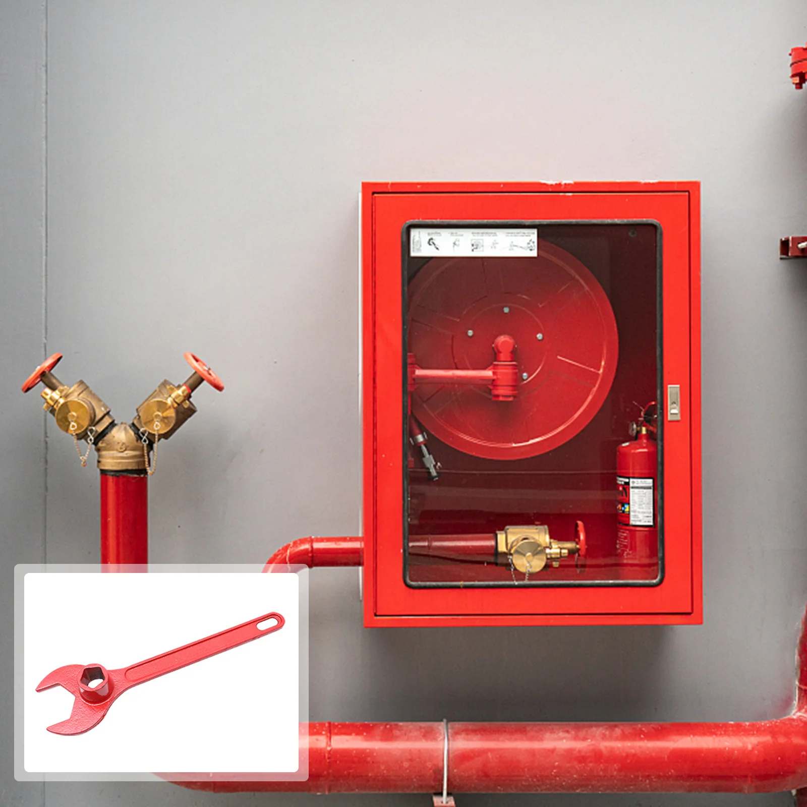 1 шт. ключ для пожарного гидранта, профессиональный сверхмощный чугунный гаечный ключ для аварийного пожарного аксессуара, универсальный инструмент для гидранта