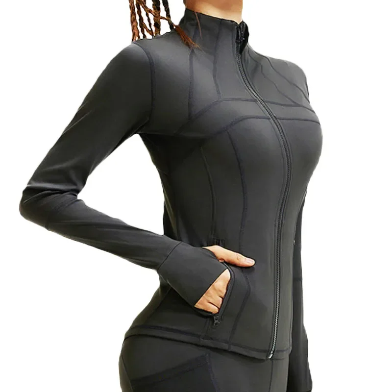 aiithuug-slim-fitting-shirts-sports-seamless-yoga-shirt-long-sleeve-gym-shirt-with-zipper-with-full-zip-up-thumb-hole-workout