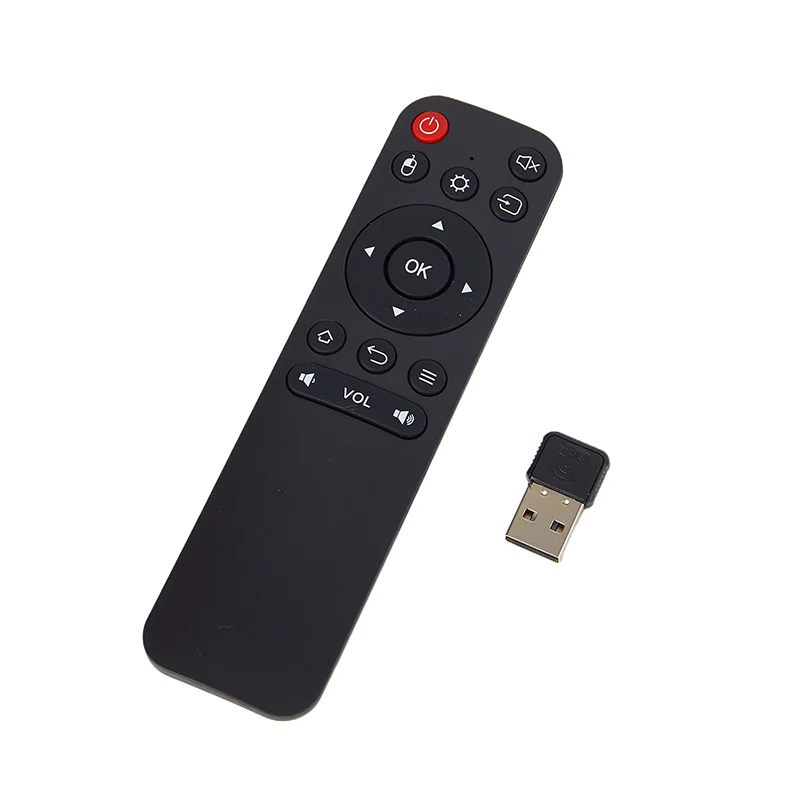 Receptor USB inalámbrico de alta calidad, 2,4G, TV Box, Control remoto, Air Mouse inalámbrico para Android Smart TV Box y PC/TV