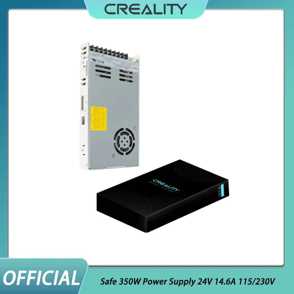 

Creality 3D Printer Parts Power Switch Safe 350W Power Supply 24V 14.6A 115/230V For Ender-3 V2/Ender-3 S1/Ender-3 S1 Pro