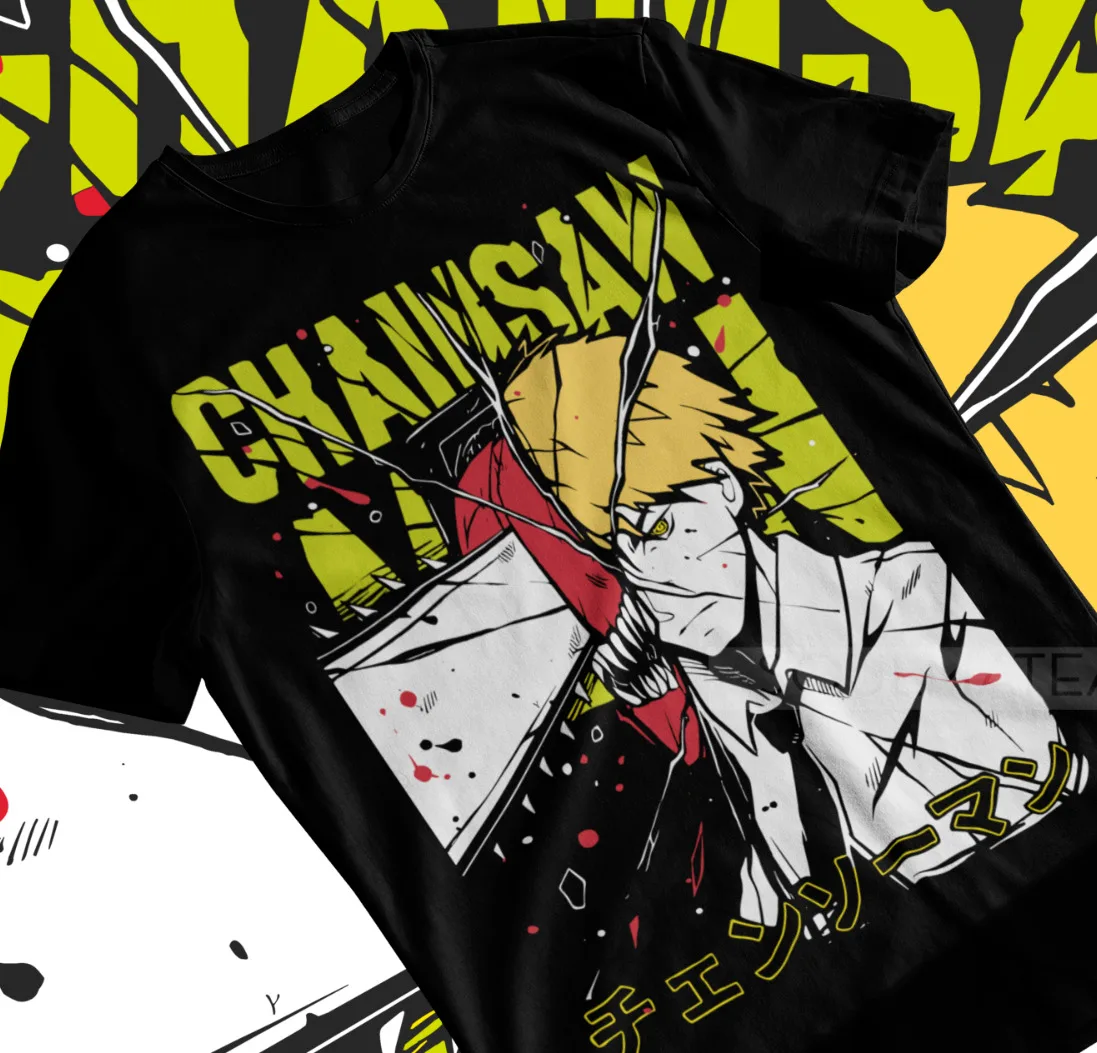 Chainsaw Man T-Shirt Denji Chainsaw Man Anime CSM Power Soft Tee All Sizes