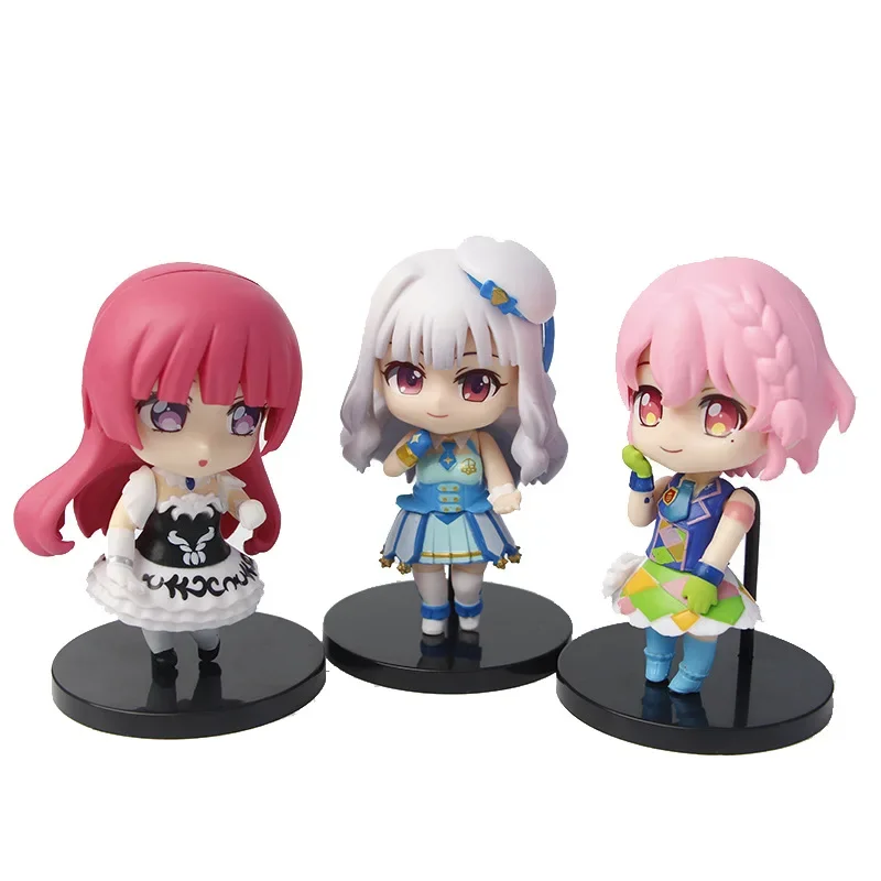6 قطعة/المجموعة Miku أنيمي الطرفية Q نسخة PVC Kawaiii الشكل دمية نموذج الحلي الزخرفية المشجعين جمع الهدايا اللعب #3