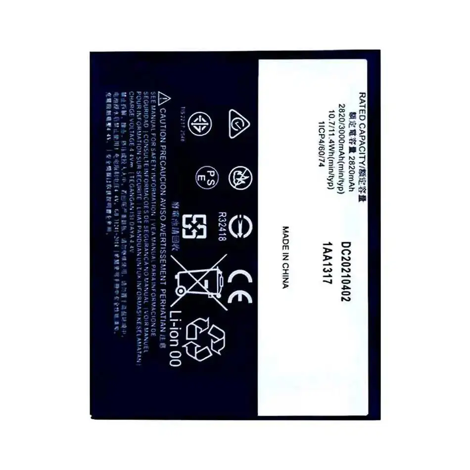 3000mAh voor Motorola Moto KE40 mobiele telefoonbatterij Betrouwbare voeding