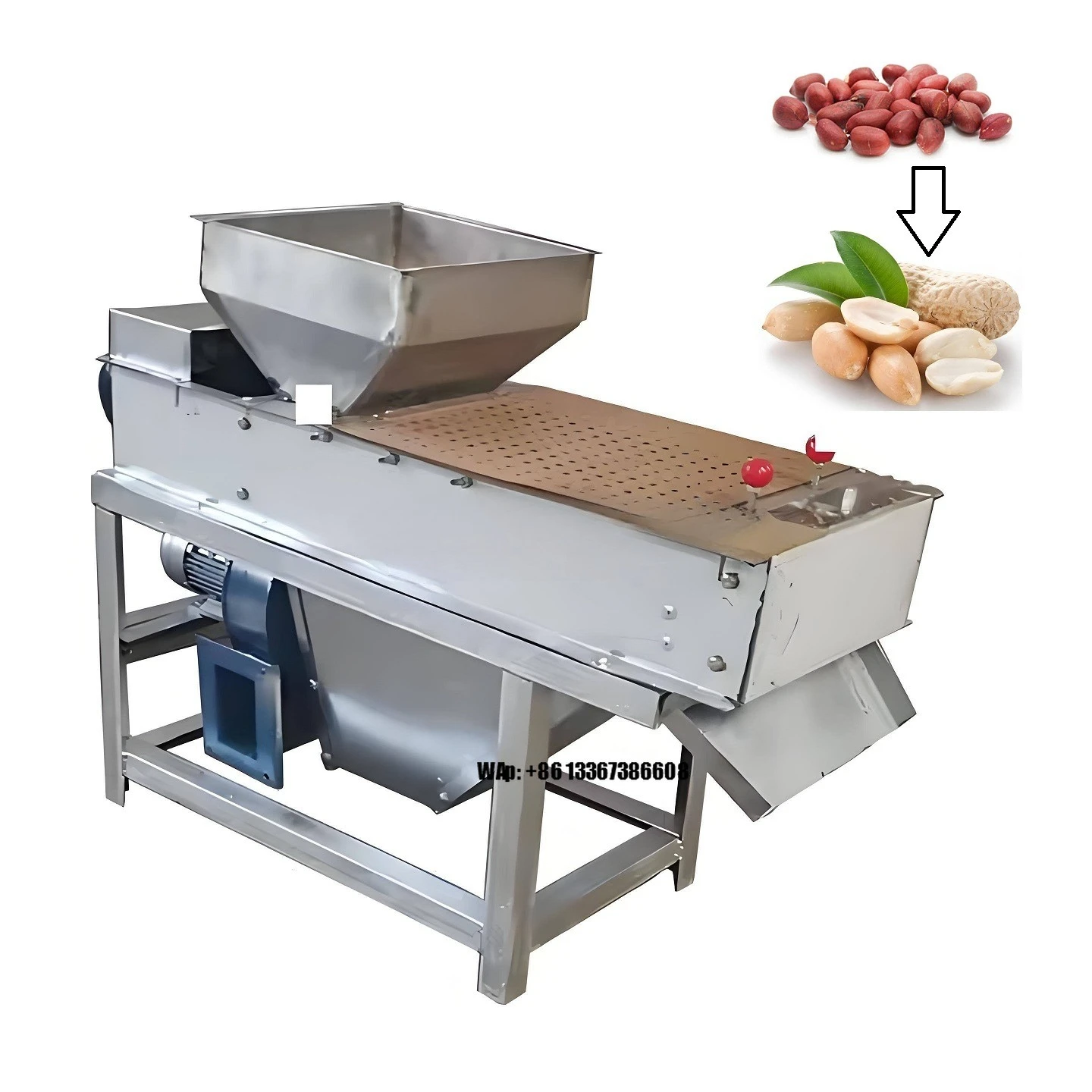Small Commercial Grain Processing Equipment Food Processing Peanut Peeling Machine Dry Peeling Machine for Wheat for Small